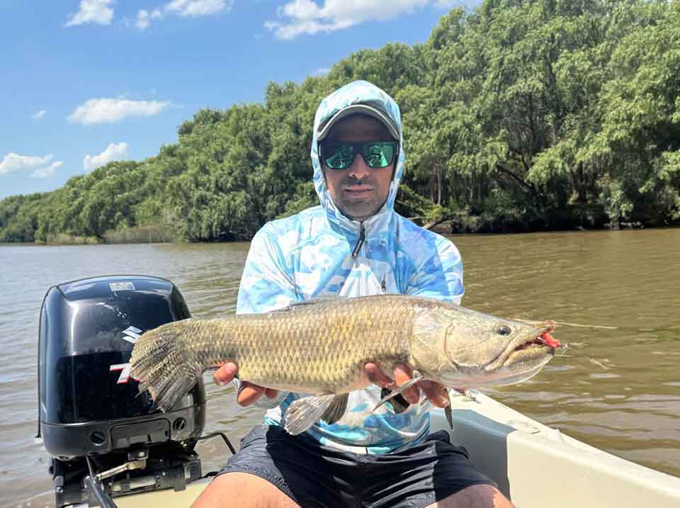 Joaquín Figuerola, fly fishing guide at Buenos Aires Fly Fishing